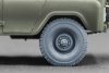 ScaleX WM 35007S UAZ 469 Sagged wheel set (for Trumpeter) 1/35